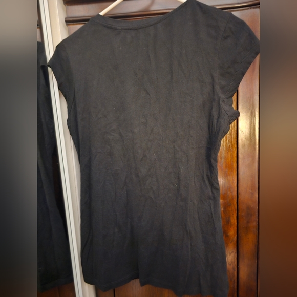 G by Guess Womens Sequin Lips T-shirt L T-shirt Preowned - Picture 3 of 8